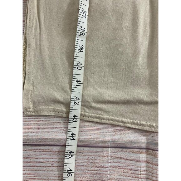 NWT Pretty Little Thing Beige Tie Waist Bodycon Dress - 4 - Picture 5 of 13